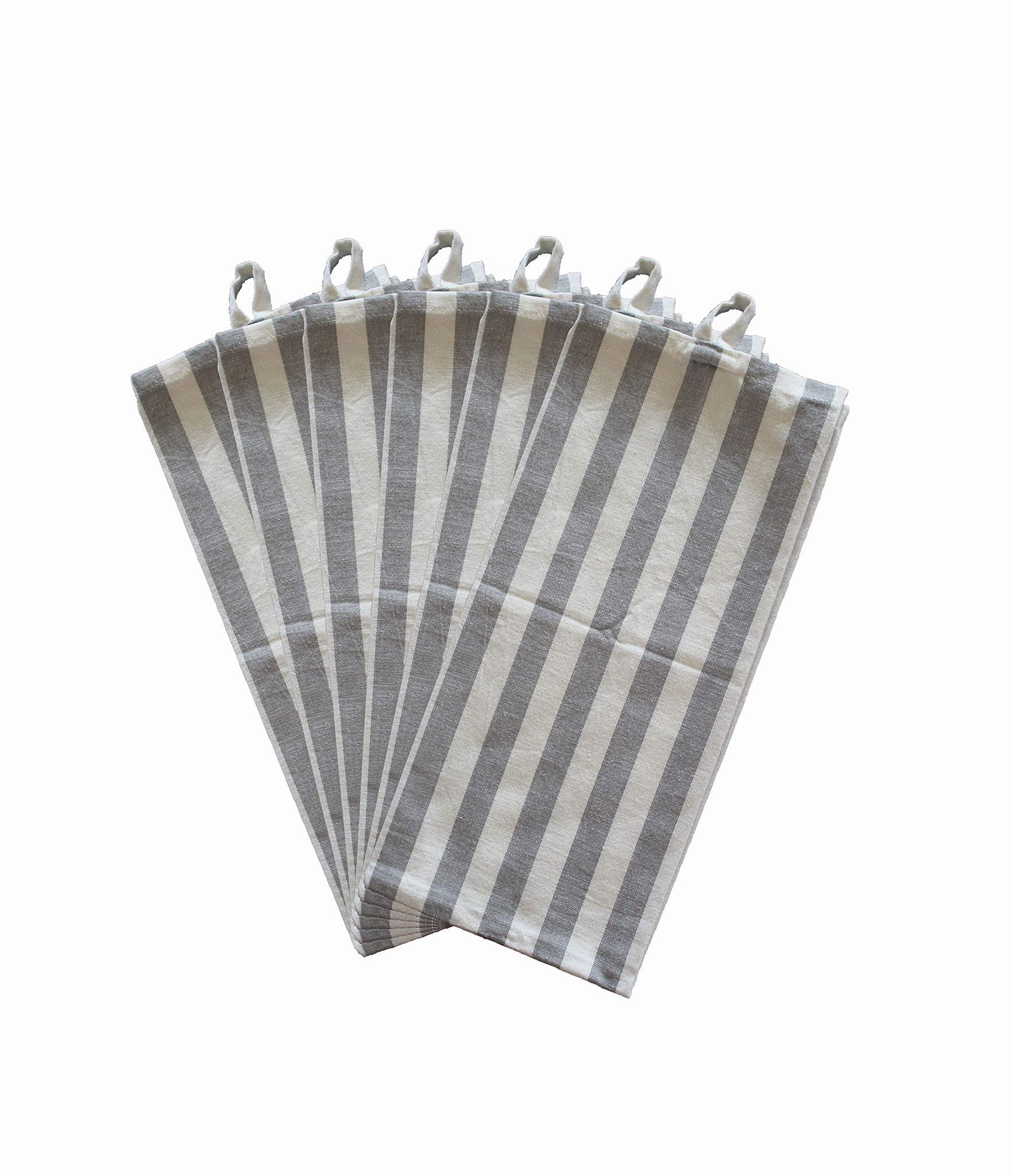 AIRWILL, 100% Cotton Kitchen Towels, Pack of 6 pcs