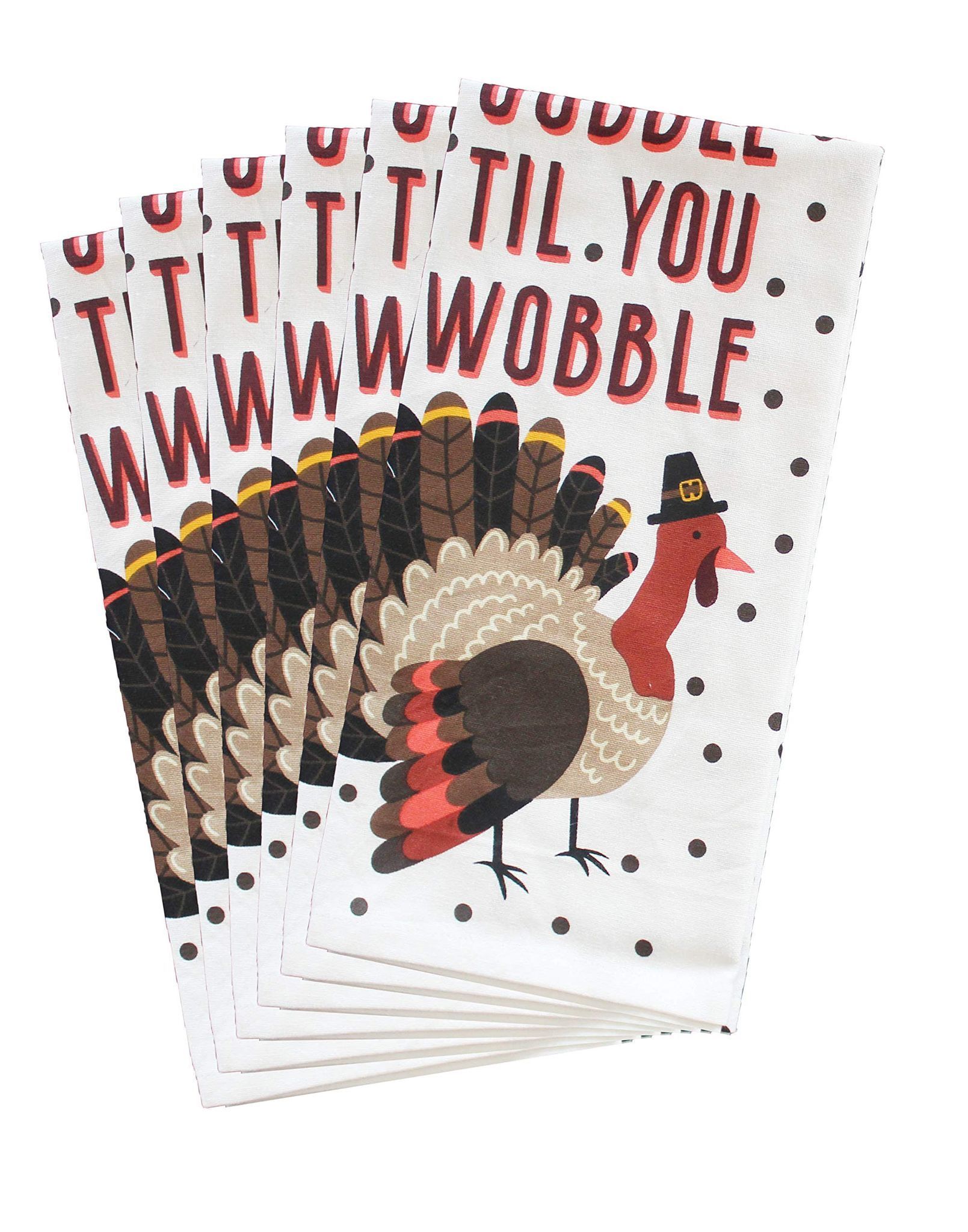 AIRWILL, 100% Cotton Kitchen Towels, Pack of 6 pcs