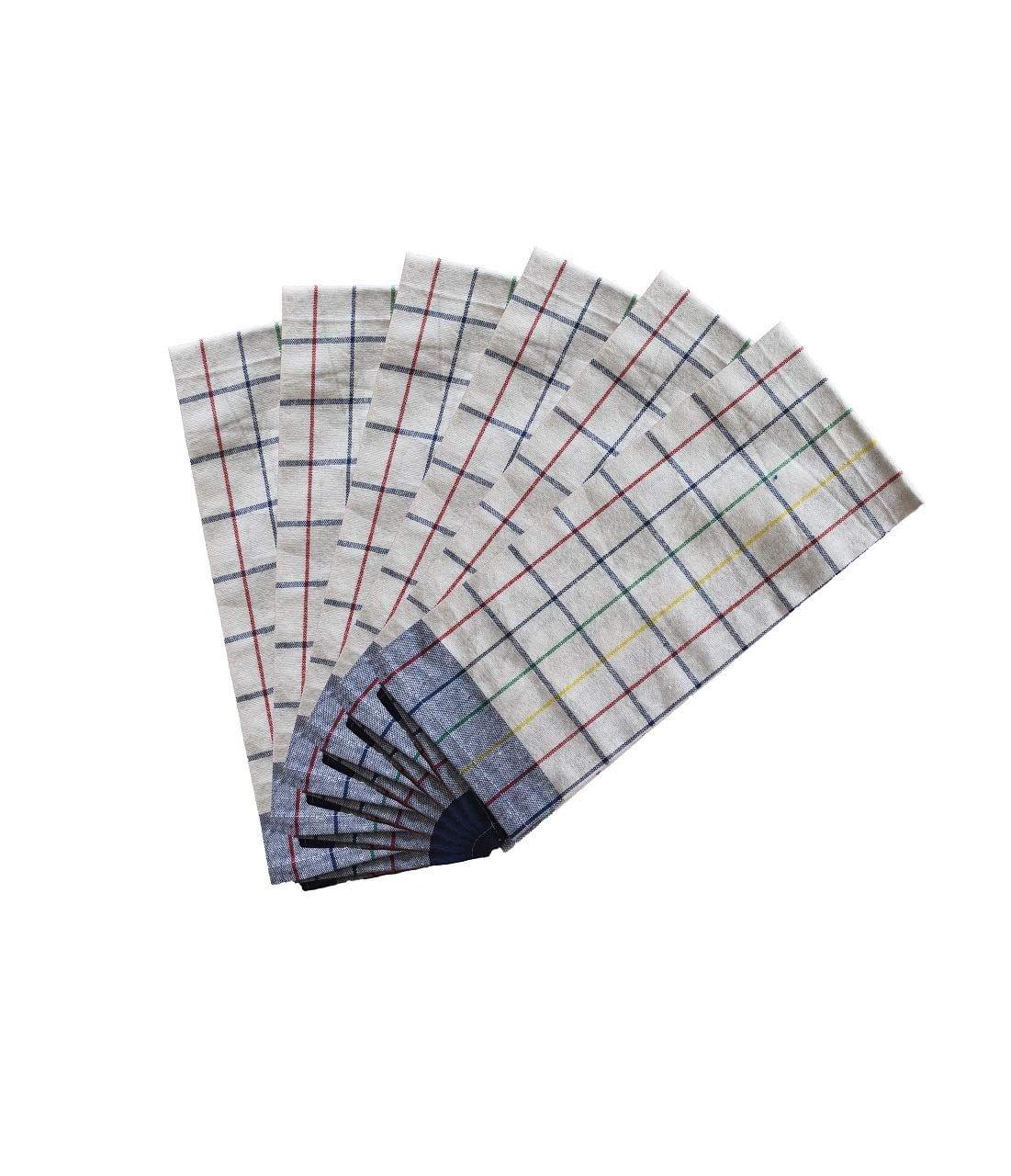 AIRWILL, 100% Cotton Kitchen Towels, Pack of 6 pcs