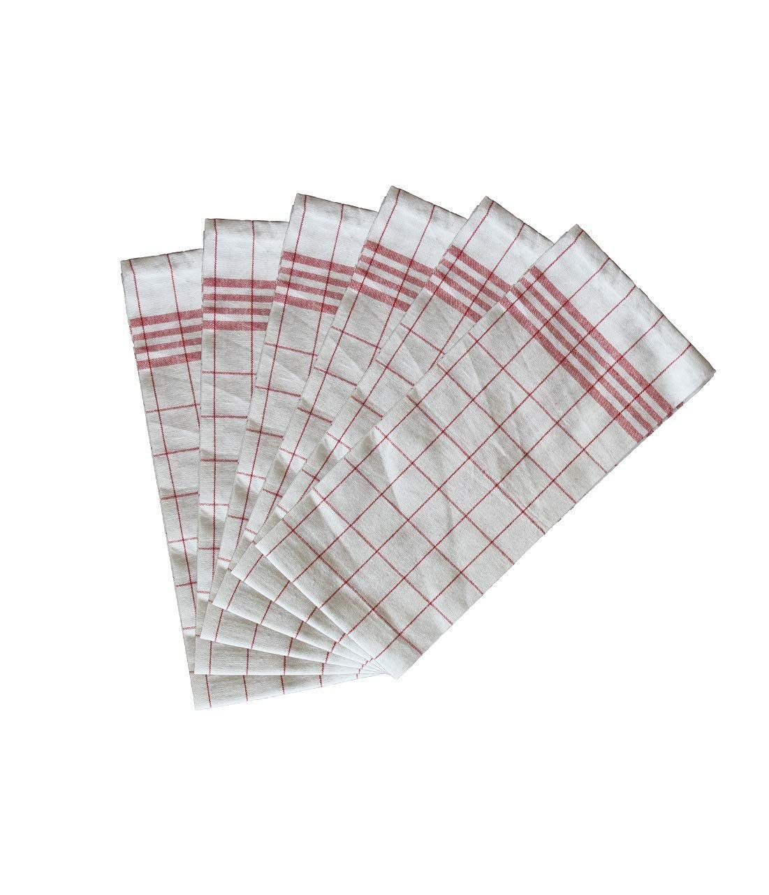 AIRWILL, 100% Cotton Kitchen Towels, Pack of 6 pcs