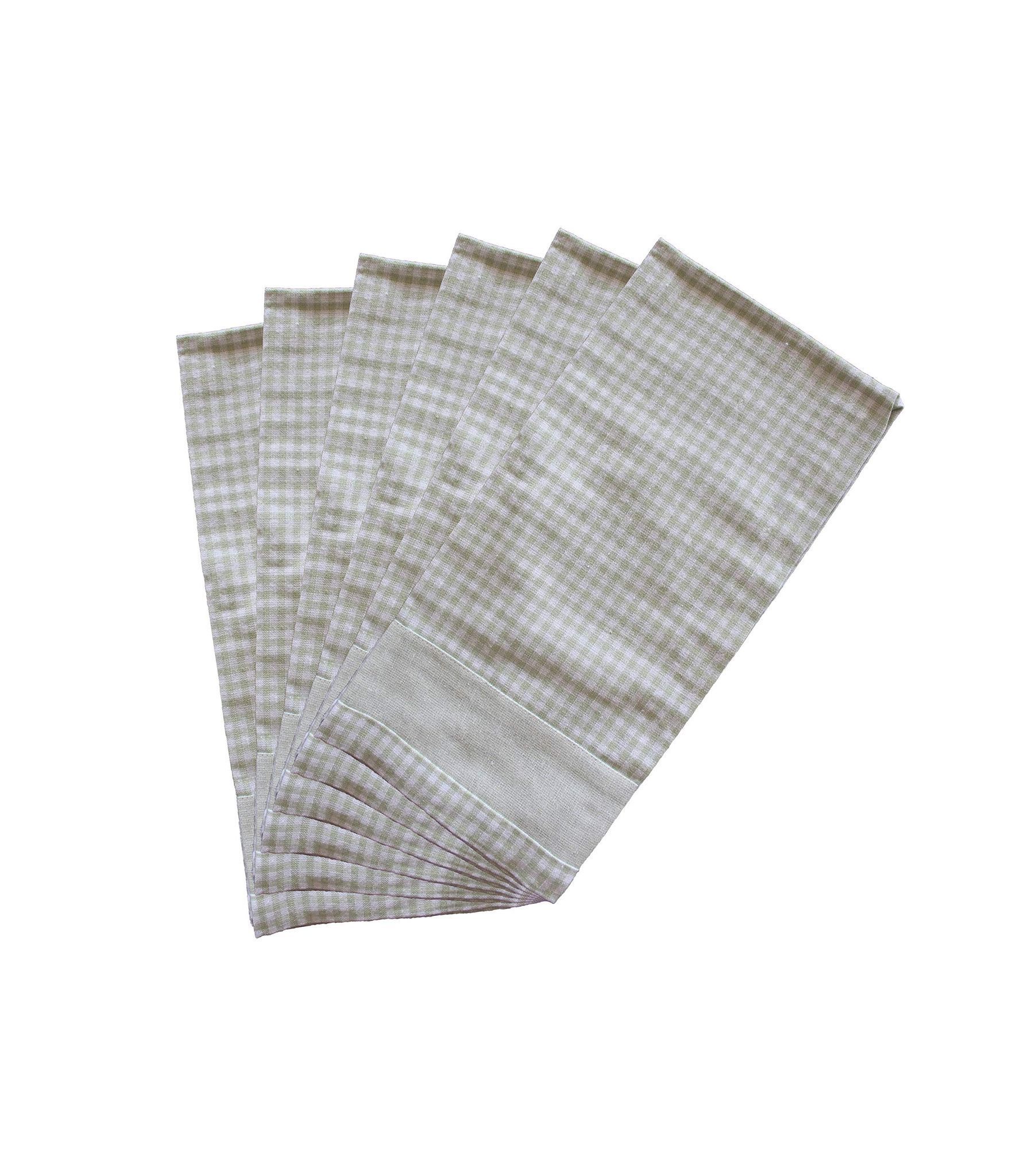 AIRWILL, 100% Cotton Kitchen Towels, Pack of 6 pcs