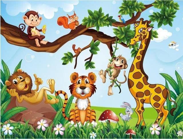 APM Kids Cartoon Wall Sticker Fully Waterproof Vinyl Sticker self Adhesive for Living Room, Bedroom, Office, Kids Room 12X18 inches (G18)