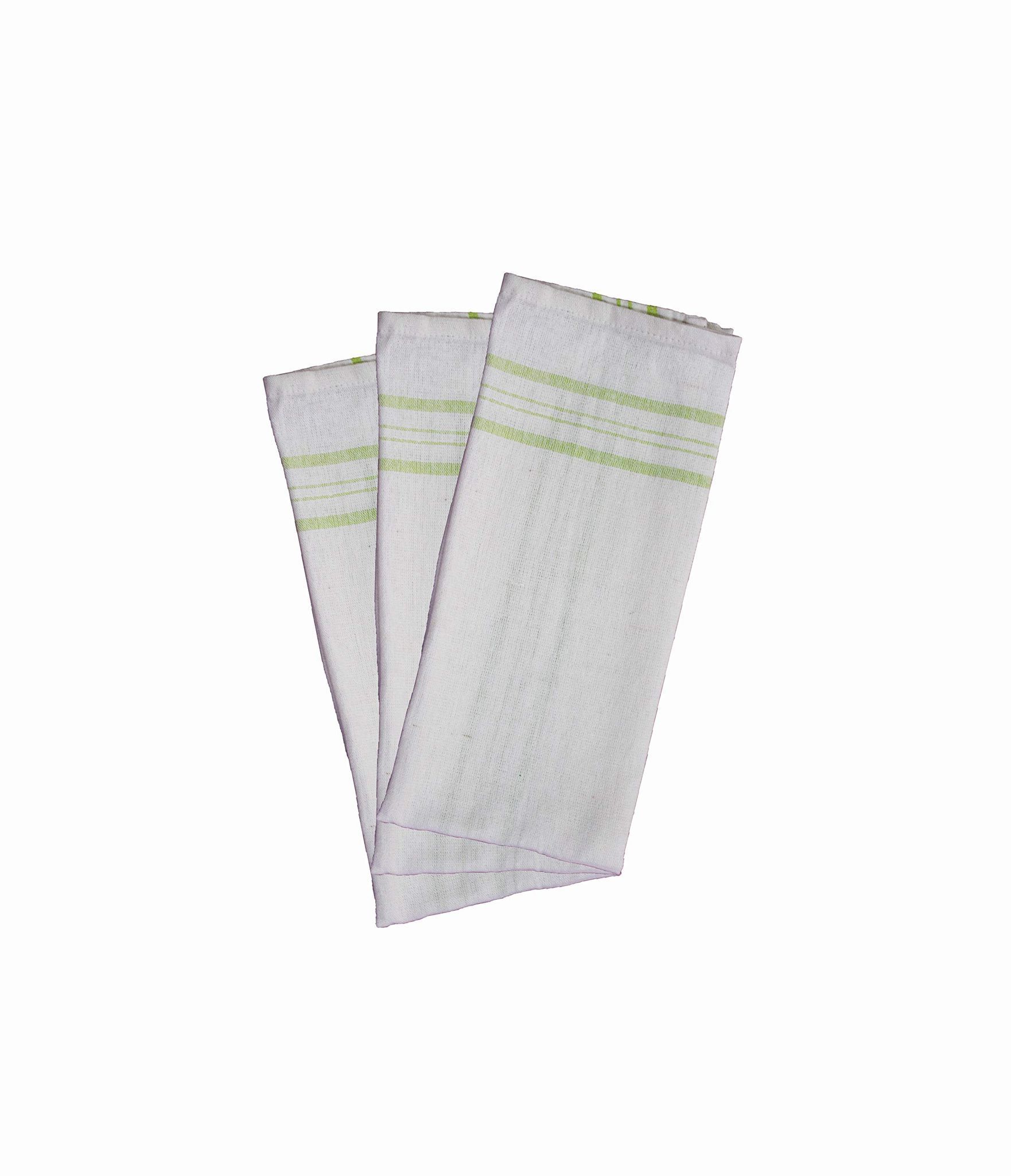 AIRWILL Cotton Kitchen Towels, Dishcloths, Wiping Cloths (Pack of 3 pcs)