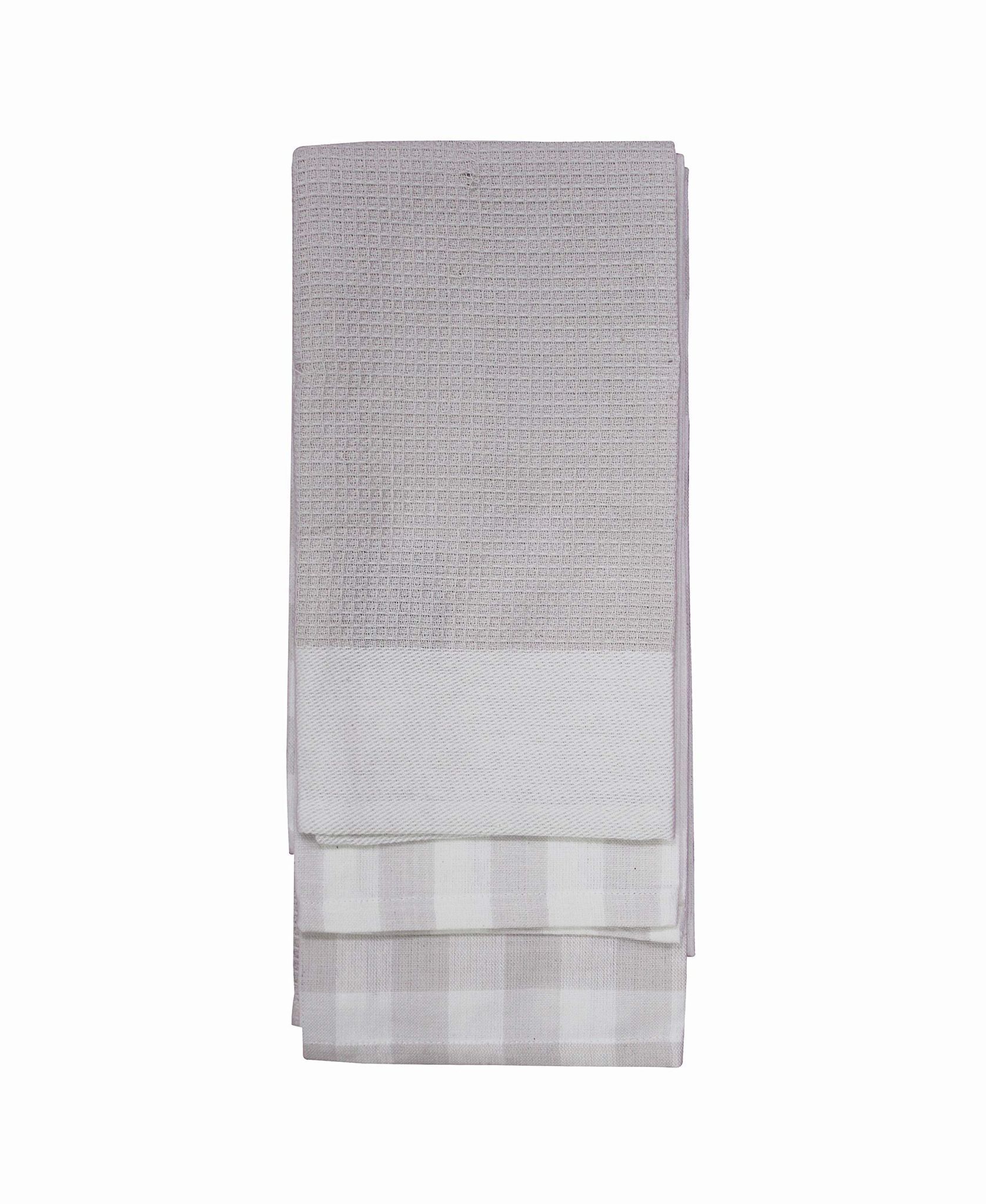 AIRWILL Cotton Kitchen Towels, Dishcloths, Wiping Cloths (Pack of 3 pcs)
