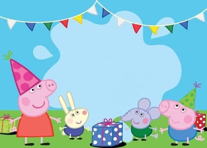 APM Peppa Pig Wall Sticker Fully Waterproof Vinyl Sticker self Adhesive for Living Room, Bedroom, Office, Kids Room 12X18 inches (PPC13)
