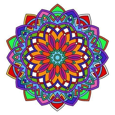 APM Rangoli Transparent Tile Sticker 18X18 INCHES (R1)