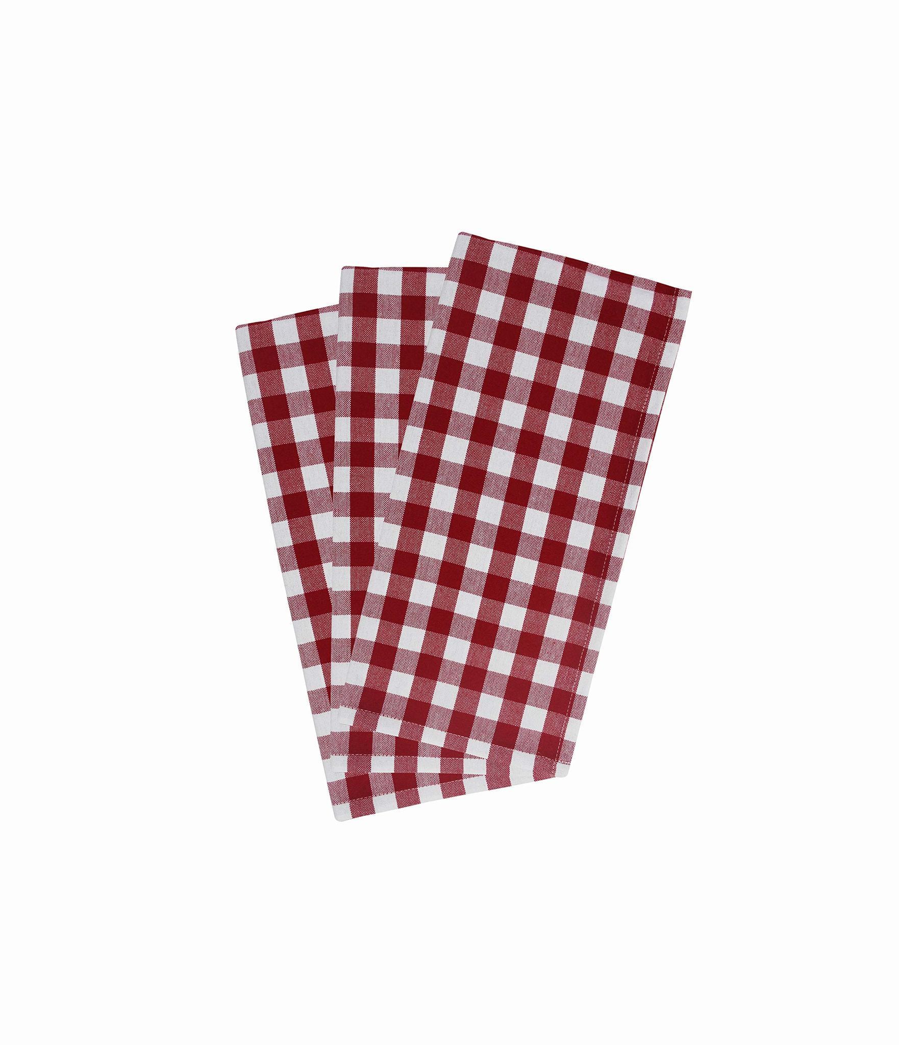 AIRWILL Cotton Kitchen Towels, Dishcloths, Wiping Cloths (Pack of 3 pcs)