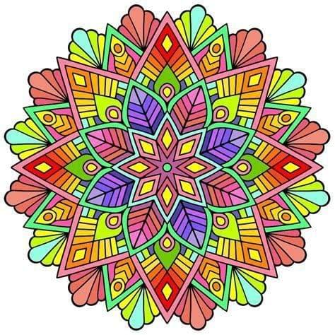 APM Rangoli Transparent Tile Sticker 18X18 INCHES (R7)
