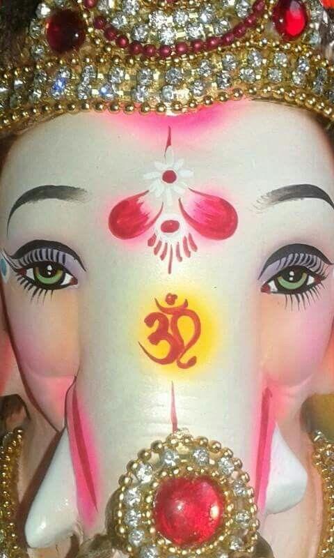 APM Ganpati Wall Sticker/Ganpati Bappa Fully Waterproof Vinyl Sticker self Adhesive for Living Room, Bedroom, Office, Kids Room 12X18 inches (G11)