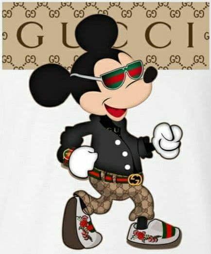 APM Mickey Mouse Laminated Wall Sticker for Kids 12X18 Inches (M13)