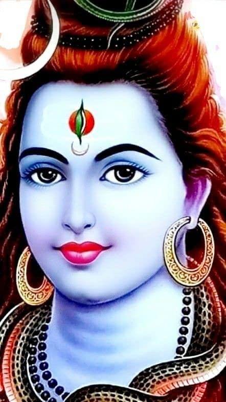 APM Shiv JI Wall Sticker Fully Waterproof Vinyl Sticker self Adhesive for Living Room, Bedroom, Office, Kids Room 12X18 inches (S14)
