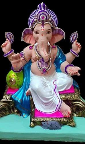 APM Ganpati Wall Sticker/Ganpati Bappa Fully Waterproof Vinyl Sticker self Adhesive for Living Room, Bedroom, Office, Kids Room, Hall (GP15)