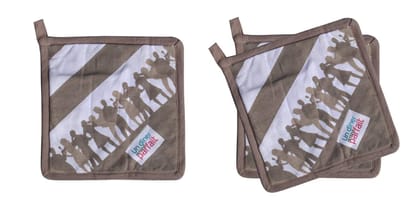 Airwill, 40x40 cm Pot Holders. Pack of 3 Pieces.