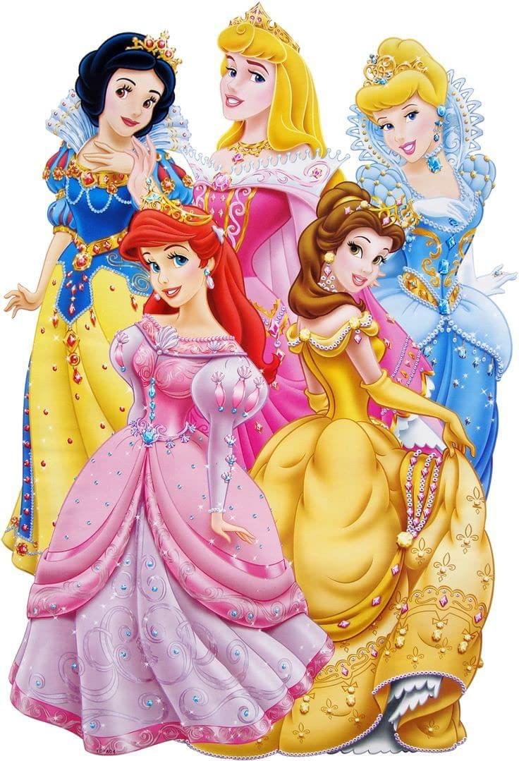 APM Princess Wall Sticker Fully Waterproof Vinyl Sticker self Adhesive for Living Room, Bedroom, Office, Kids Room 12X18 inches (P15)