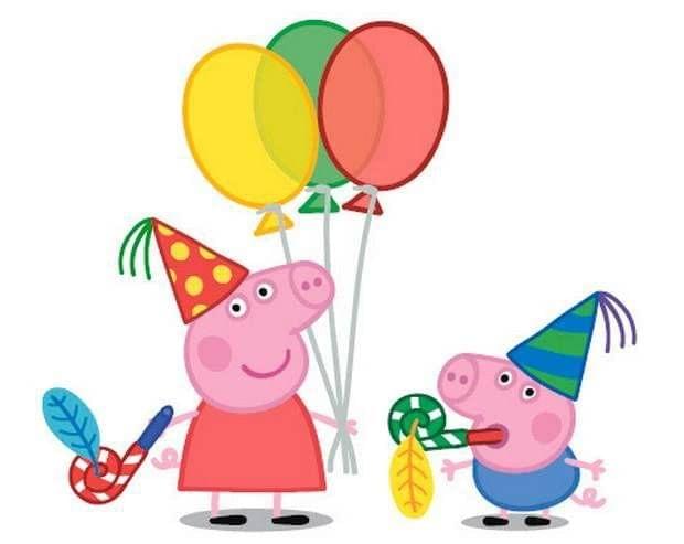 APM Peppa Pig Wall Sticker Fully Waterproof Vinyl Sticker self Adhesive for Living Room, Bedroom, Office, Kids Room 12X18 inches (PPC12)