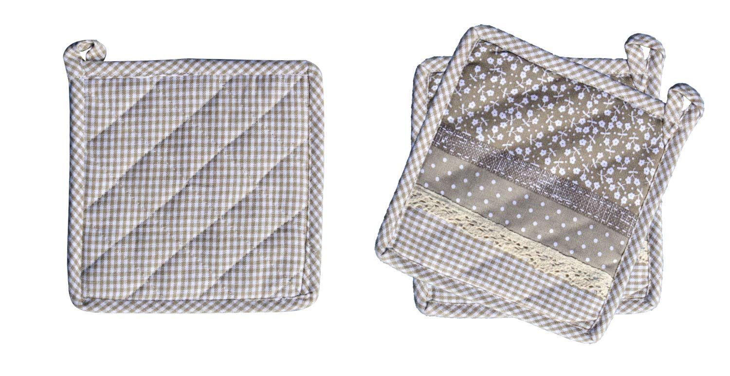 Airwill, 40x40 cm Pot Holders. Pack of 3 Pieces.