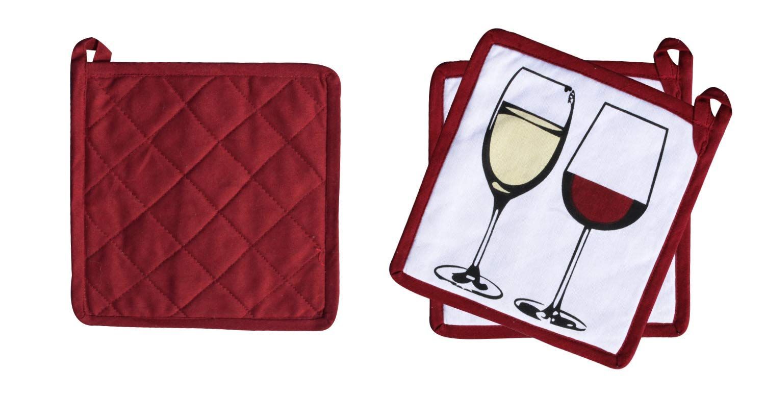 Airwill, 40x40 cm Pot Holders. Pack of 3 Pieces.