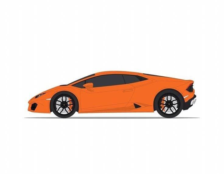 APM Kids CAR Wall Sticker Fully Waterproof Vinyl Sticker self Adhesive for Living Room, Bedroom, Office, Kids Room 12X18 inches (C7)