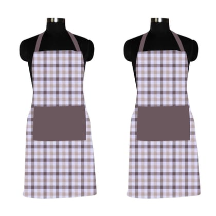 AIRWILL, 100% Cotton Designer Home Use, Chefs and Regular Aprons, Pack of 2 pc