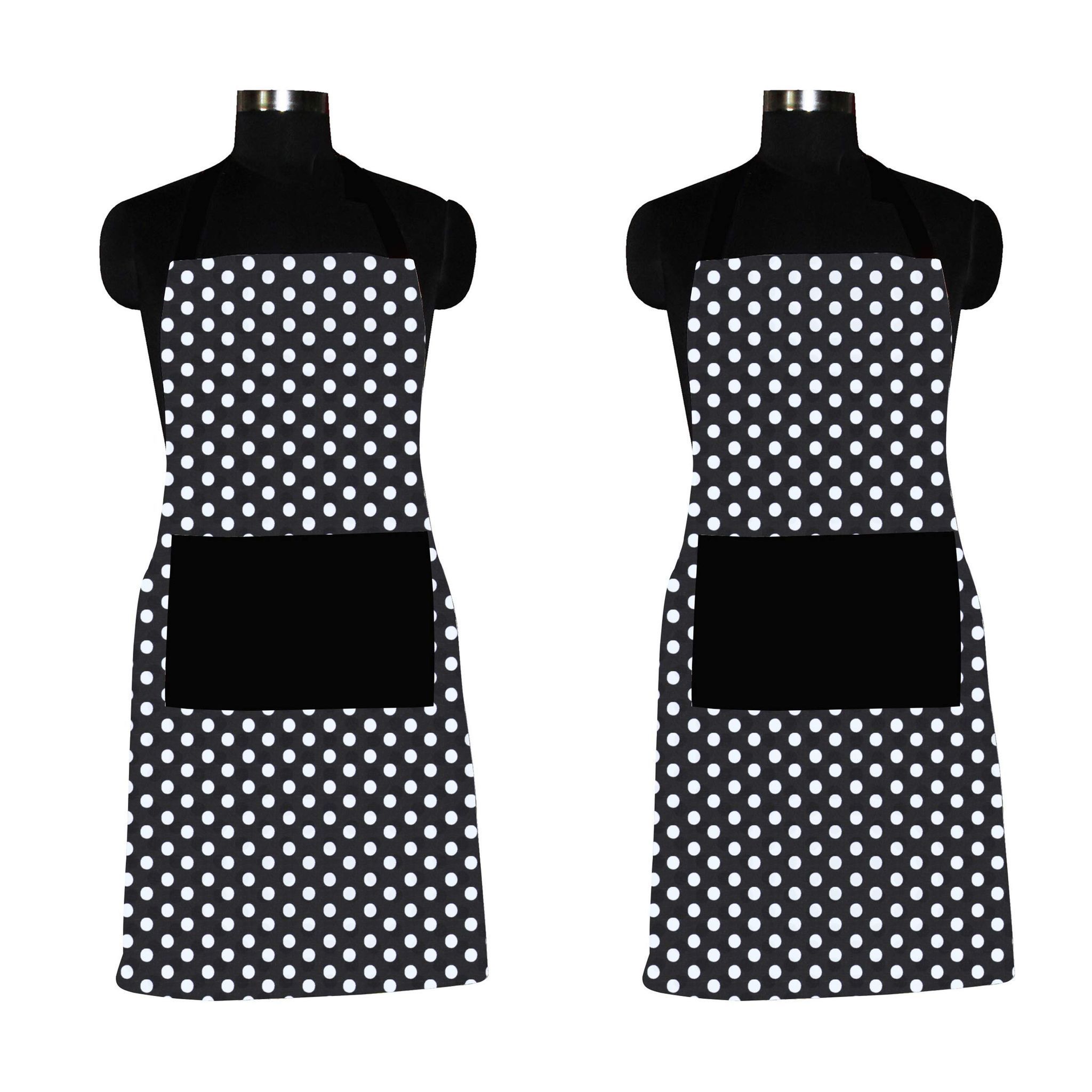 AIRWILL, 100% Cotton Designer Home Use, Chefs and Regular Aprons, Pack of 2 pc