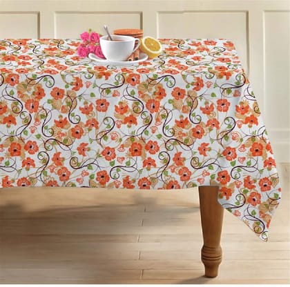 AIRWILL, 100% Cotton Self Designed 4 Seater Table Cloth, Pack of 1 pc.