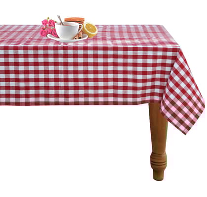 AIRWILL 100% Cotton 2 Seater Table Cover (Pack of 1)