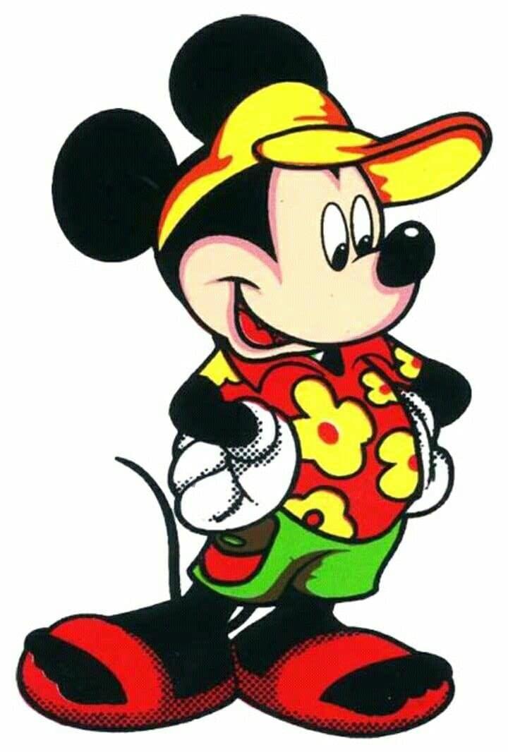 APM Mickey Mouse Laminated Wall Sticker for Kids 12X18 Inches (M12)