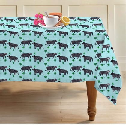 AIRWILL, 100% Cotton Designer Tablecloth/Teapoy Cloth, Sized by 140cm in Width and 180cm in Length. Use as 6/8 Seaters, Rectangles Shaped. Pack of 1 Piece