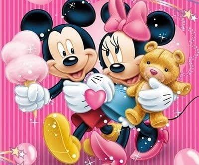 APM Kids Mickey Mouse Cartoon Wall Sticker Fully Waterproof Vinyl Sticker self Adhesive for Living Room, Bedroom, Office, Kids Room 12X18 inches (MM1)