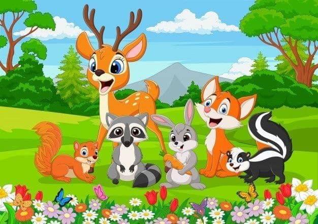 APM Kids Cartoon Wall Sticker Fully Waterproof Vinyl Sticker self Adhesive for Living Room, Bedroom, Office, Kids Room 12X18 inches (F13)