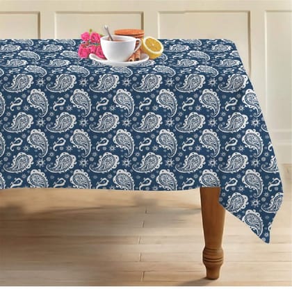 AIRWILL, 100% Cotton Self Designed 6 Seater Table Cloth, Pack of 1 pc.