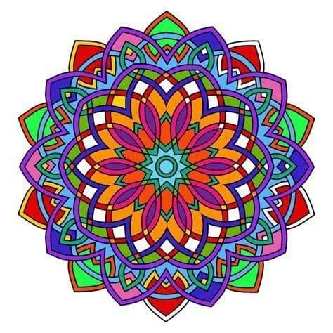 APM Rangoli Transparent Tile Sticker 18X18 INCHES