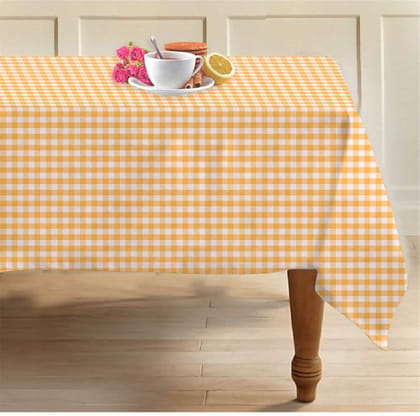 AIRWILL, 100% Cotton Self Designed 6 Seater Table Cloth, Pack of 1 pc.