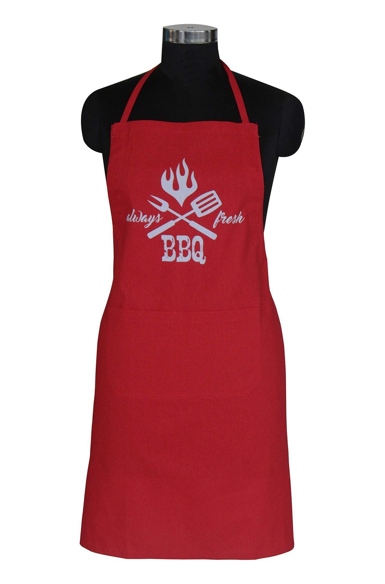 AIRWILL Branded 100% Cotton Kitchen Aprons Pack of 1 piece