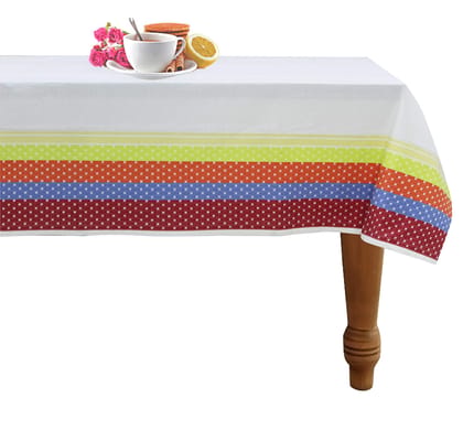 AIRWILL, Cotton Table Cloth/Teapoy Cover/Table Cover for 6 Seater (Pack of 1 pc)