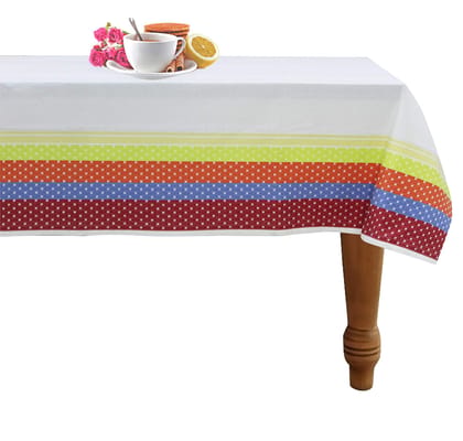 AIRWILL, Cotton Table Cloth/Teapoy Cover/Table Cover for 6 Seater (Pack of 1 pc)