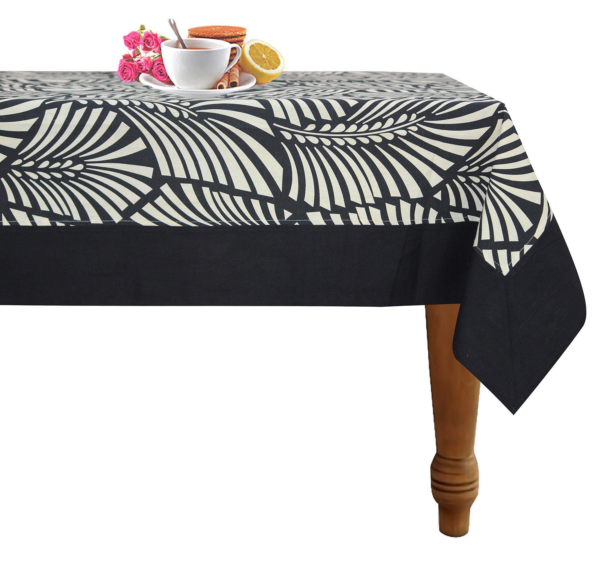 AIRWILL, Cotton Table Cloth/Teapoy Cover/Table Cover for 6 Seater (Pack of 1 pc)