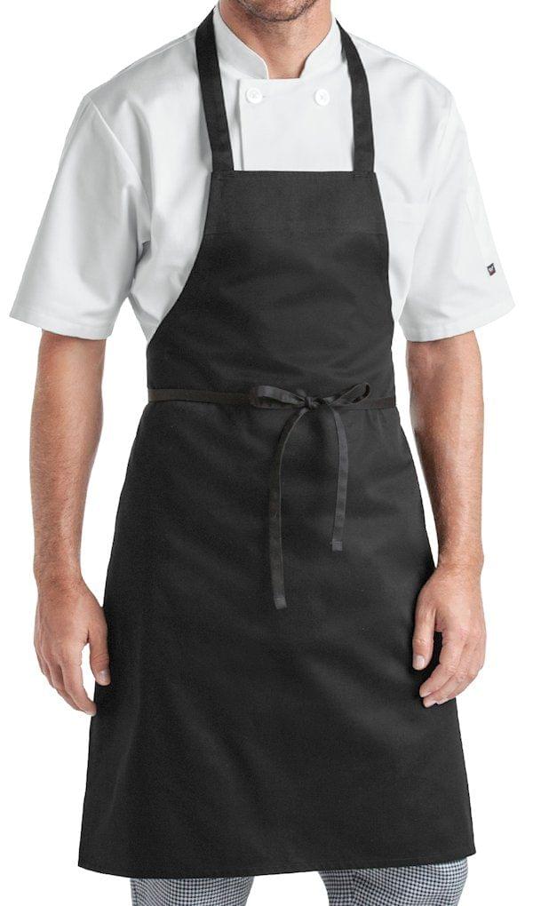 AIRWILL, 100% Cotton Solid Color Aprons, Sized 65cm in Width & 80cm in Length, Adjustable Buckle on Top and 2 Long Ties on Both 2 Sides. Pack of 5 piece