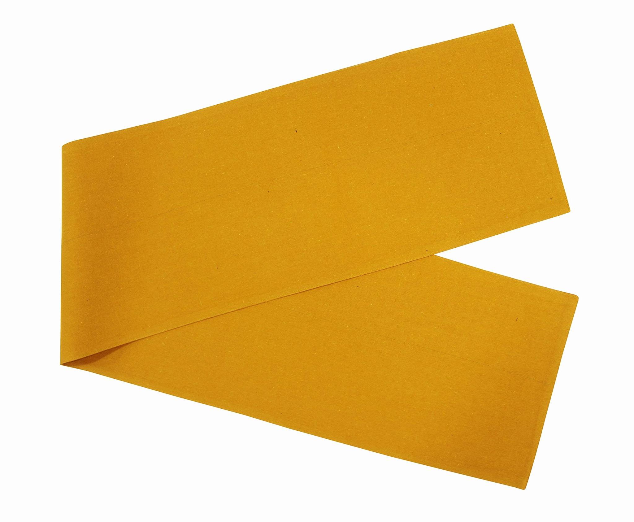 Airwill, Cotton Plain Pattern Table Runner 30x152cm (Yellow) - Pack of 1
