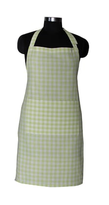 Airwill, 100% Cotton Designer Yarn-Dyed Aprons, Sized 65cm in Width & 80cm in Length with 1 Center Pocket, Adjustable Buckle on Top and 2 Long Ties on Both 2 Sides. Pack of 1 Piece