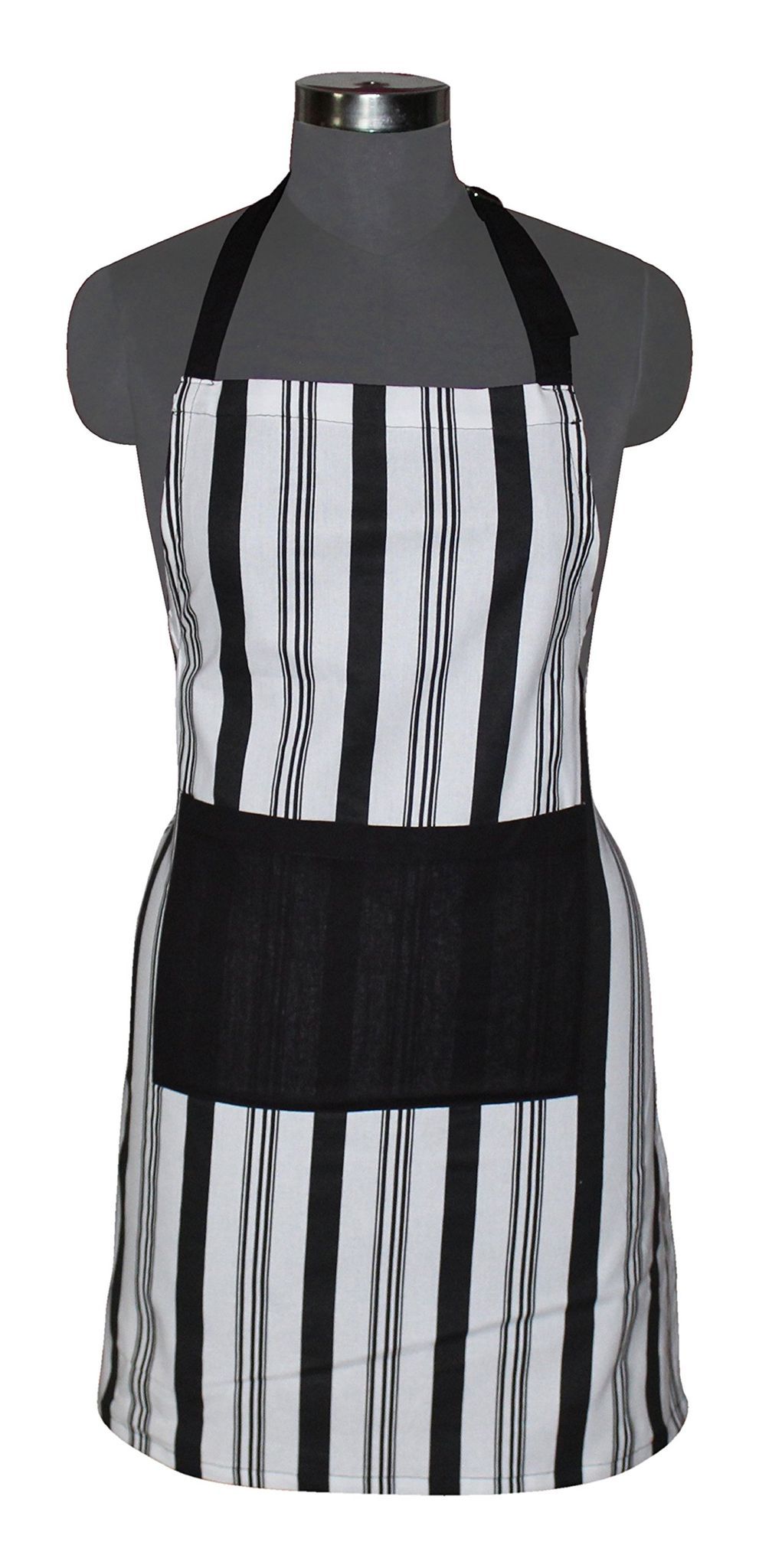 Airwill, 100% Cotton Designer Printed Aprons, Sized 65cm in Width & 80cm in Length with 1 Center Pocket, Adjustable Buckle on Top and 2 Long Ties on Both 2 Sides. Pack of 1 Piece