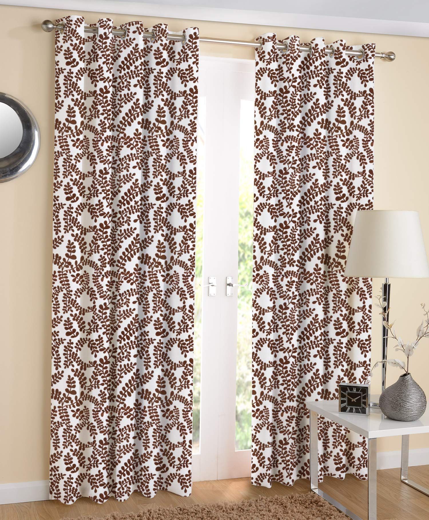 AIRWILL Cotton Handloom Weaved Door Curtains (Multicolor; Sized 4 x 7 ft) Pack of 2 Pieces?
