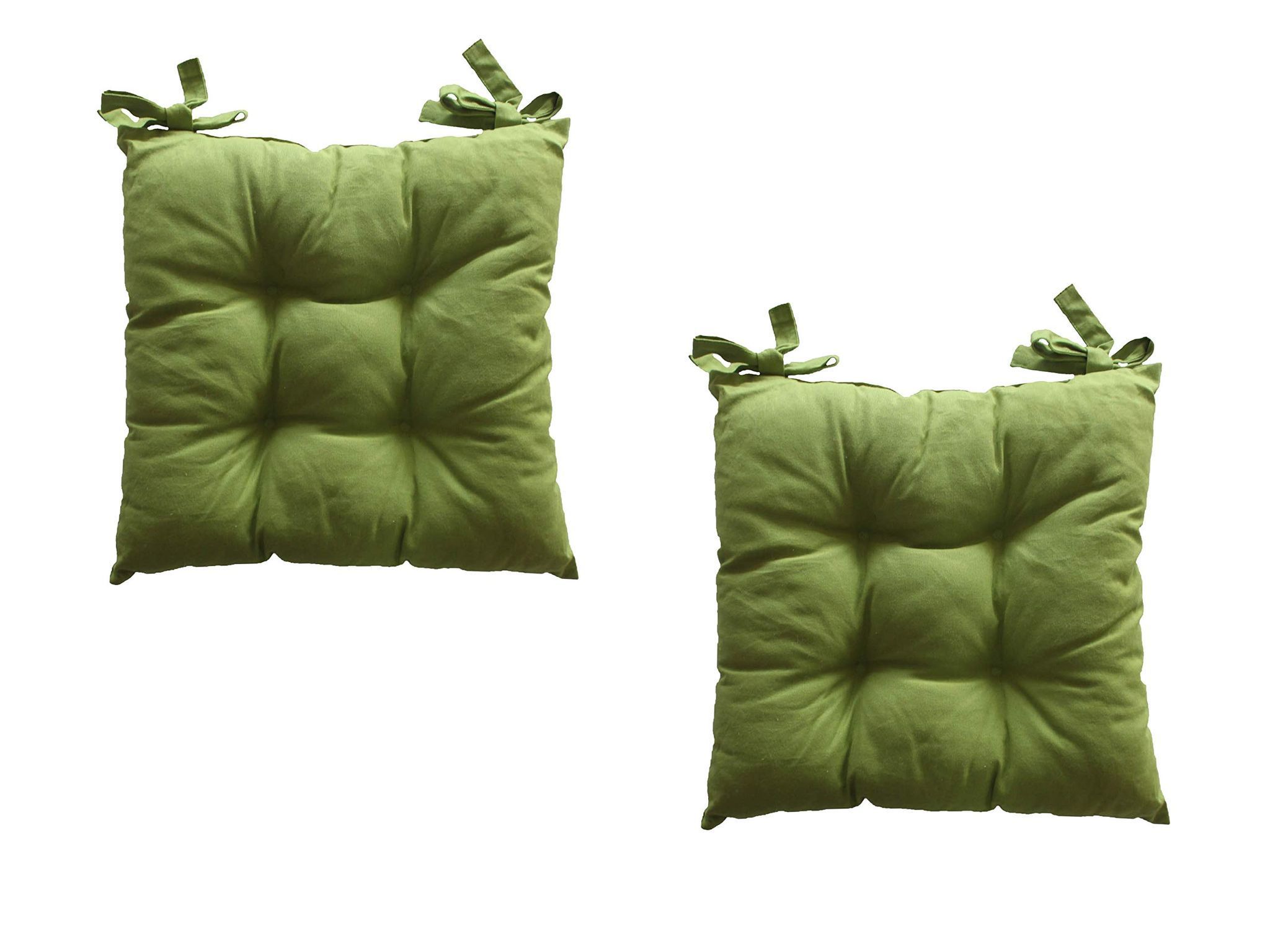 AIRWILL Cotton & Polyfibre ChairCushions/Chairpads Pack of 2 pcs