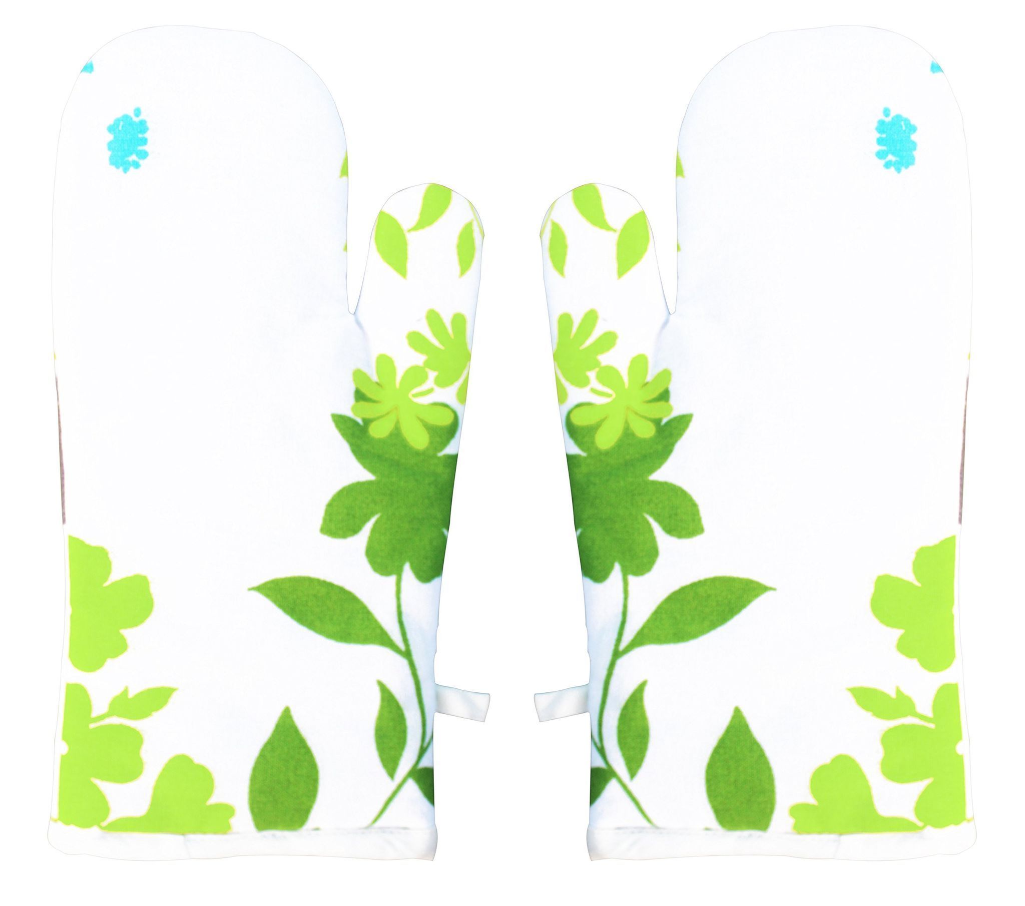 Airwill, Cotton Heart Resistant Oven Gloves (Pack of 2 Pieces)