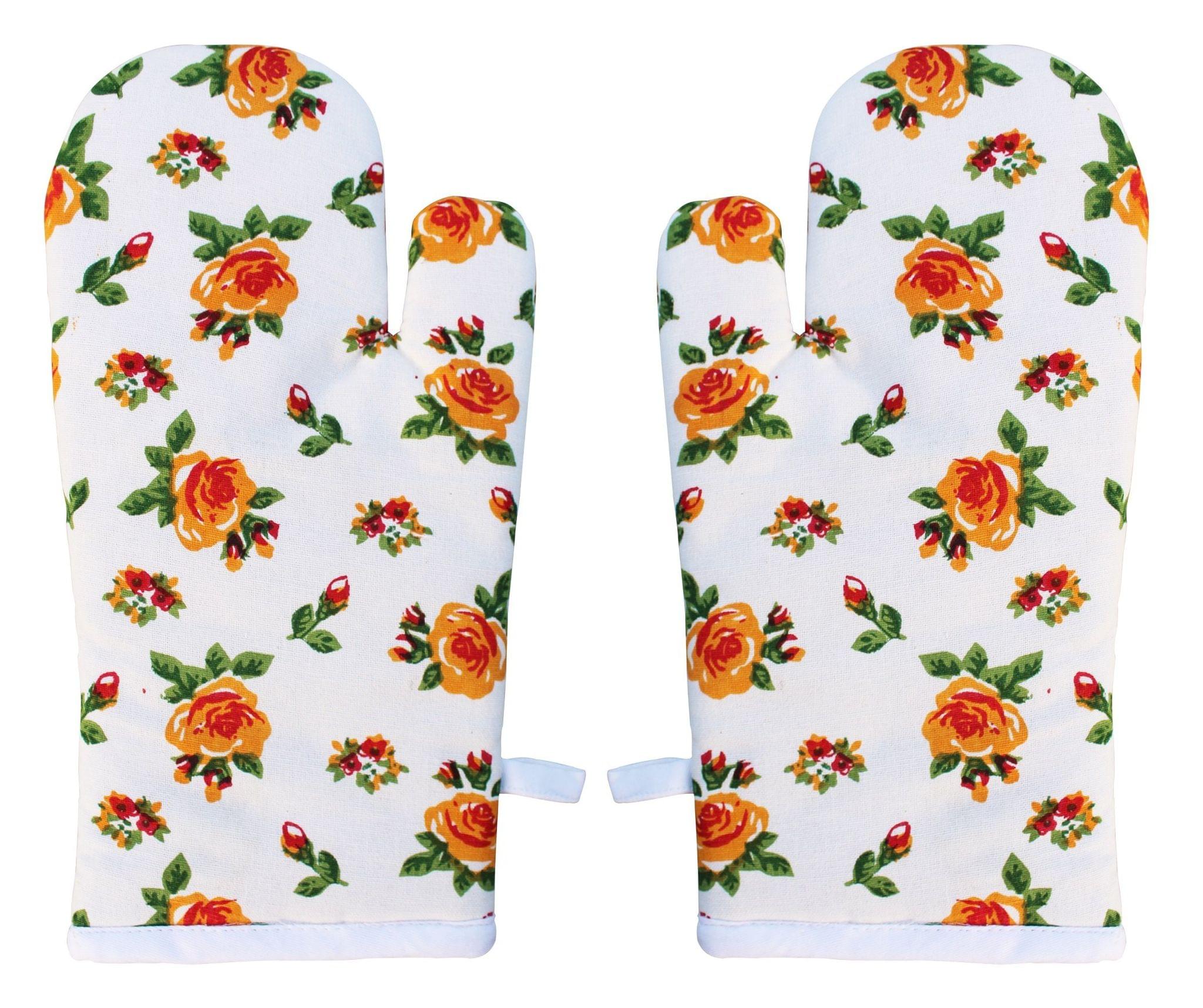 Airwill, Cotton Heart Resistant Oven Gloves (Pack of 2 Pieces)