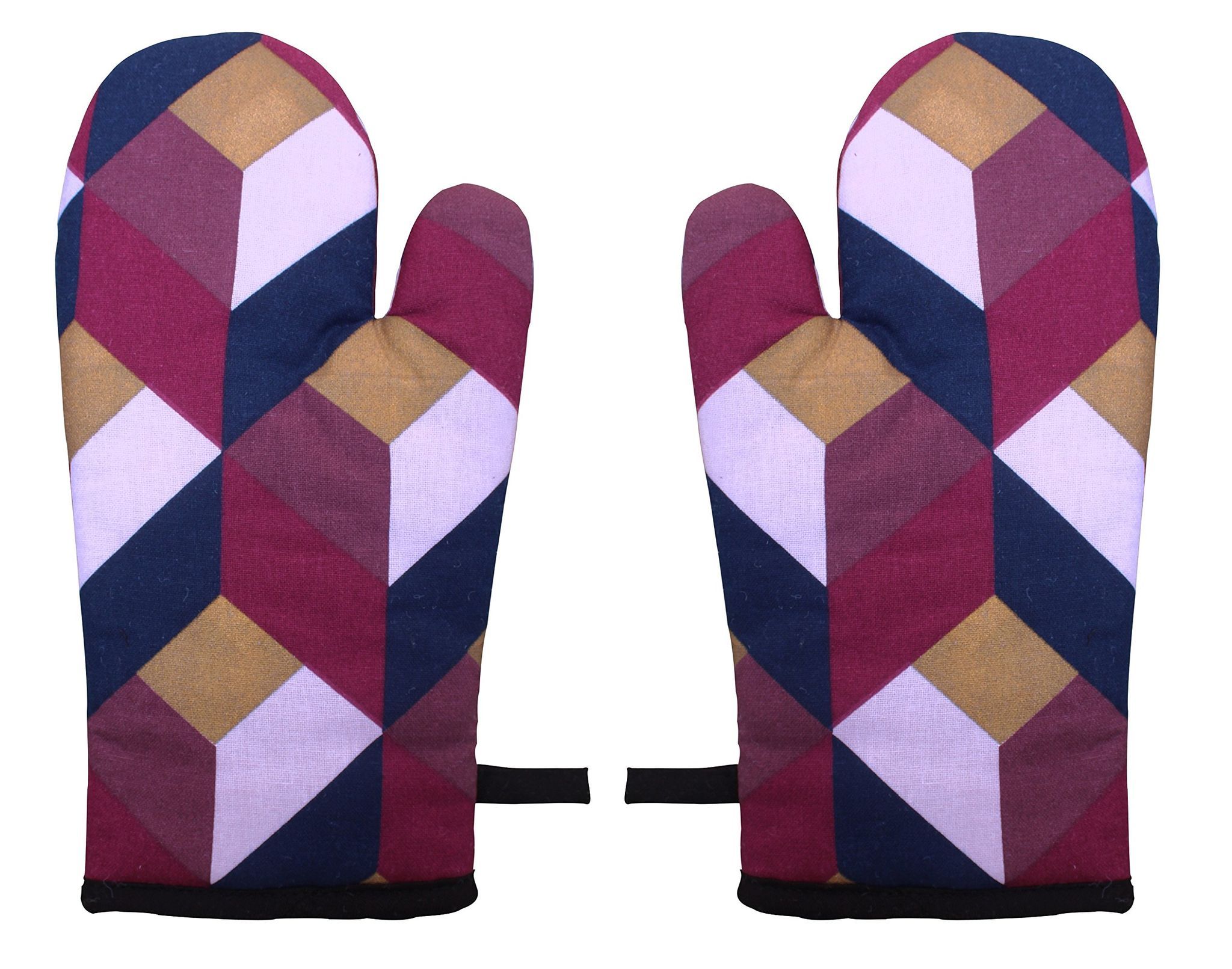 Airwill, Cotton Heart Resistant Oven Gloves (Pack of 2 Pieces)