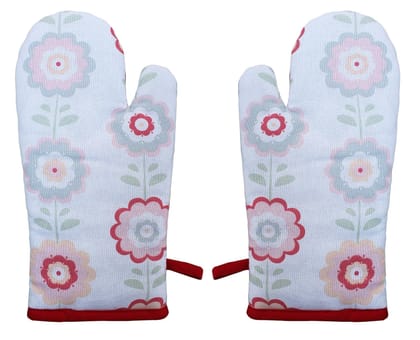 Airwill, Cotton Heart Resistant Oven Gloves (Pack of 2 Pieces)