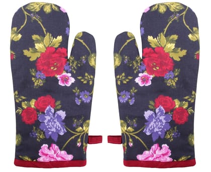 Airwill, Cotton Heart Resistant Oven Gloves (Pack of 2 Pieces)