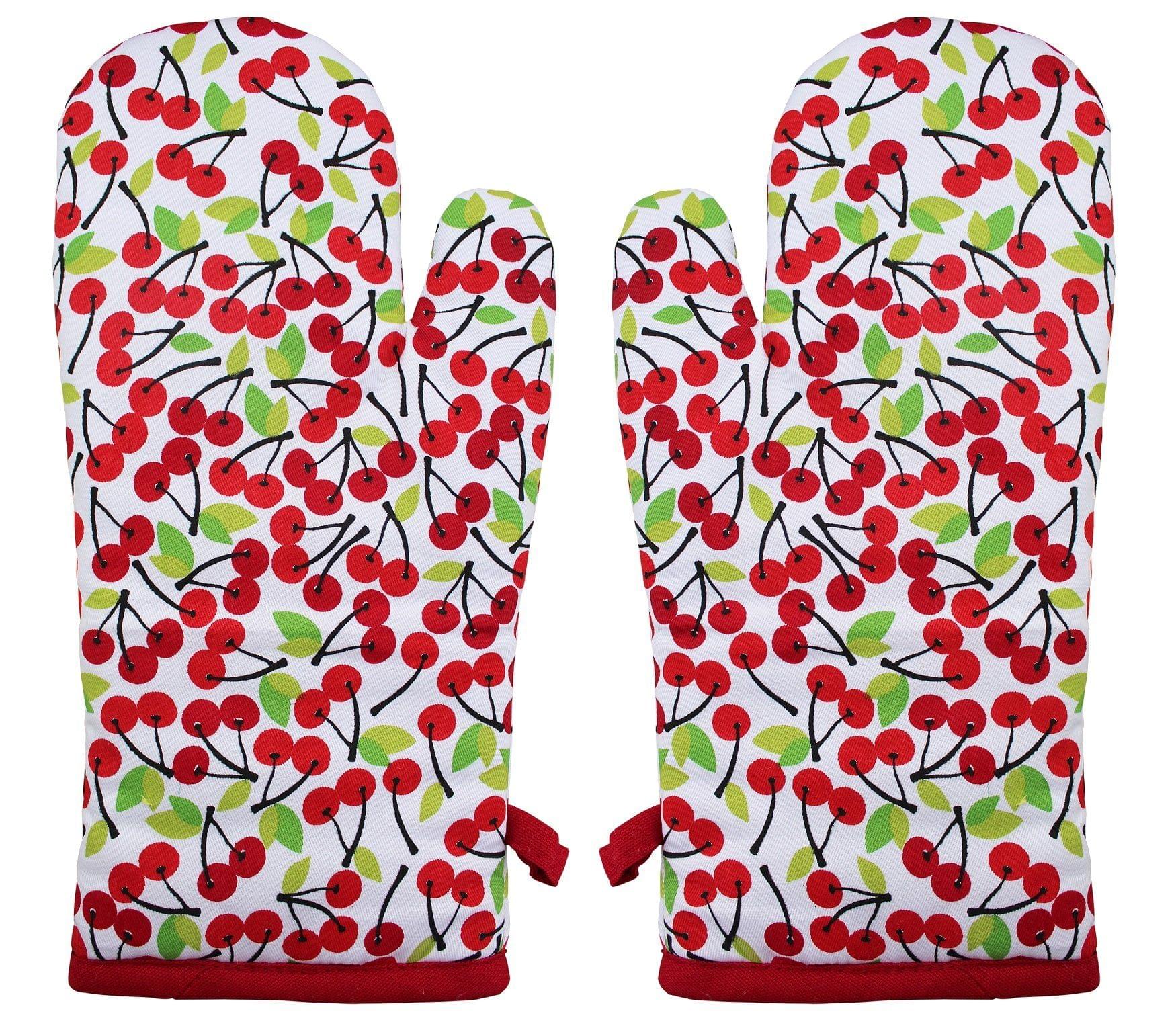 Airwill, Cotton Heart Resistant Oven Gloves (Pack of 2 Pieces)