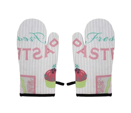AIRWILL, 100% Cotton Kitchen Padded Oven Gloves, Mitts (Pack of 2)